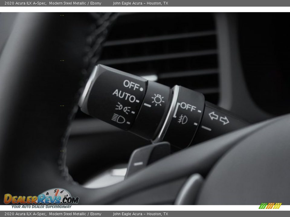 2020 Acura ILX A-Spec Modern Steel Metallic / Ebony Photo #33