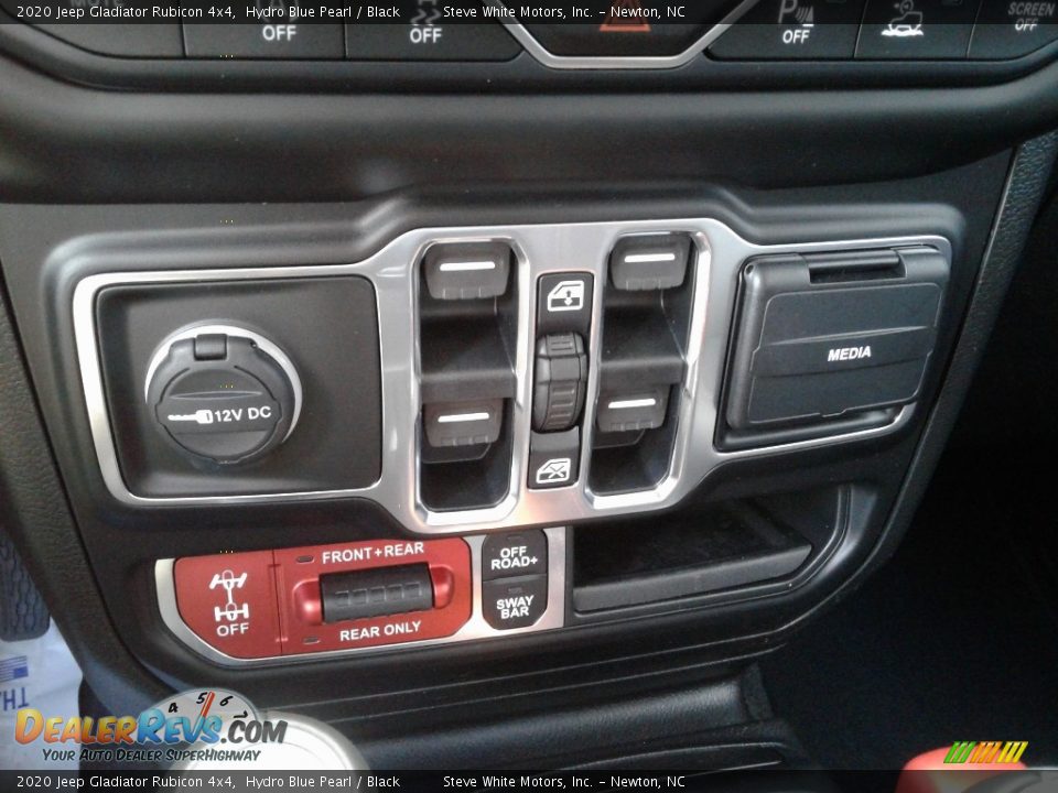 2020 Jeep Gladiator Rubicon 4x4 Hydro Blue Pearl / Black Photo #27