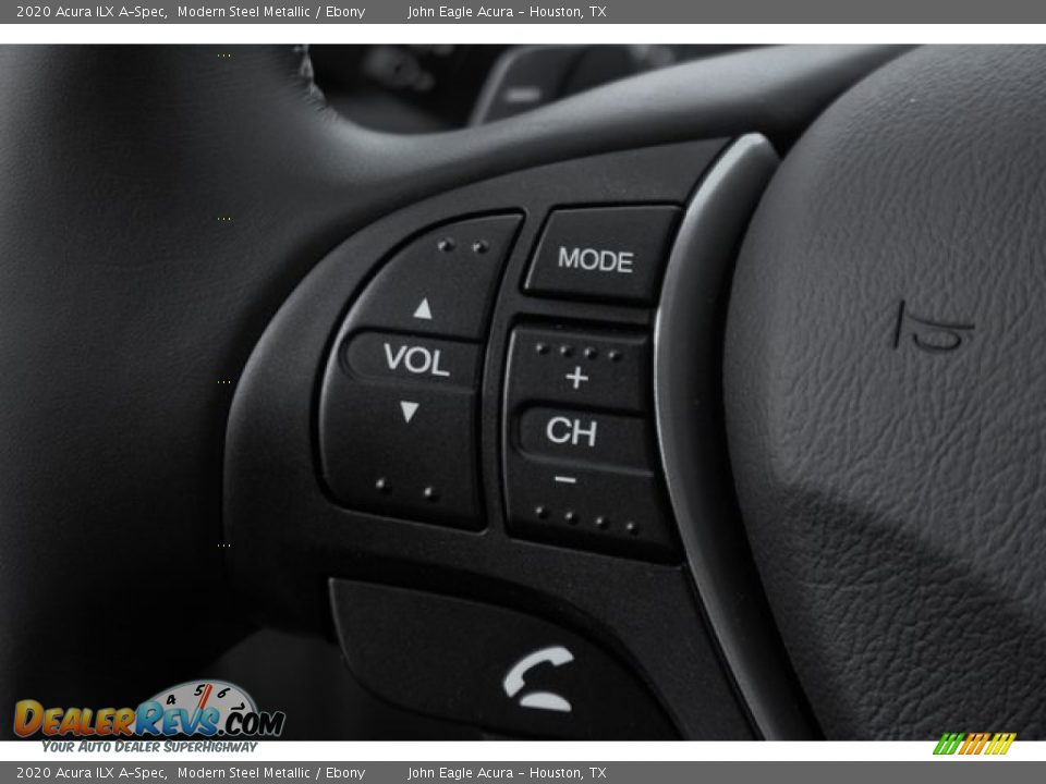 2020 Acura ILX A-Spec Modern Steel Metallic / Ebony Photo #34