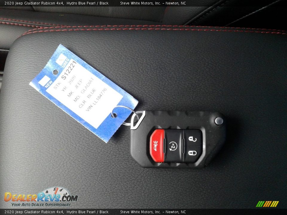 2020 Jeep Gladiator Rubicon 4x4 Hydro Blue Pearl / Black Photo #31