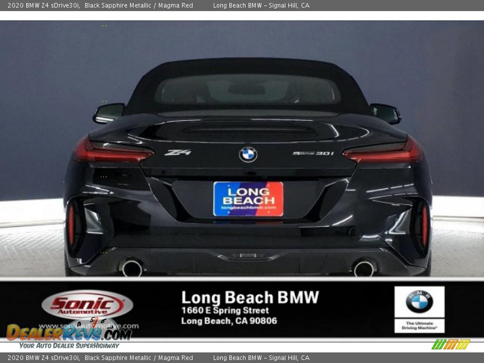 2020 BMW Z4 sDrive30i Black Sapphire Metallic / Magma Red Photo #3