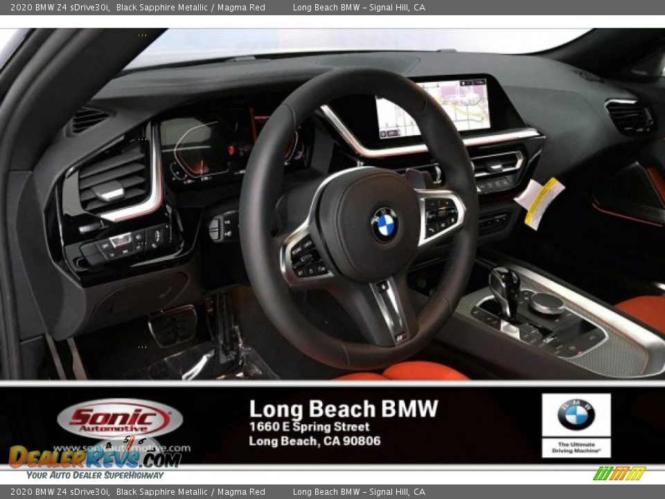 2020 BMW Z4 sDrive30i Black Sapphire Metallic / Magma Red Photo #4
