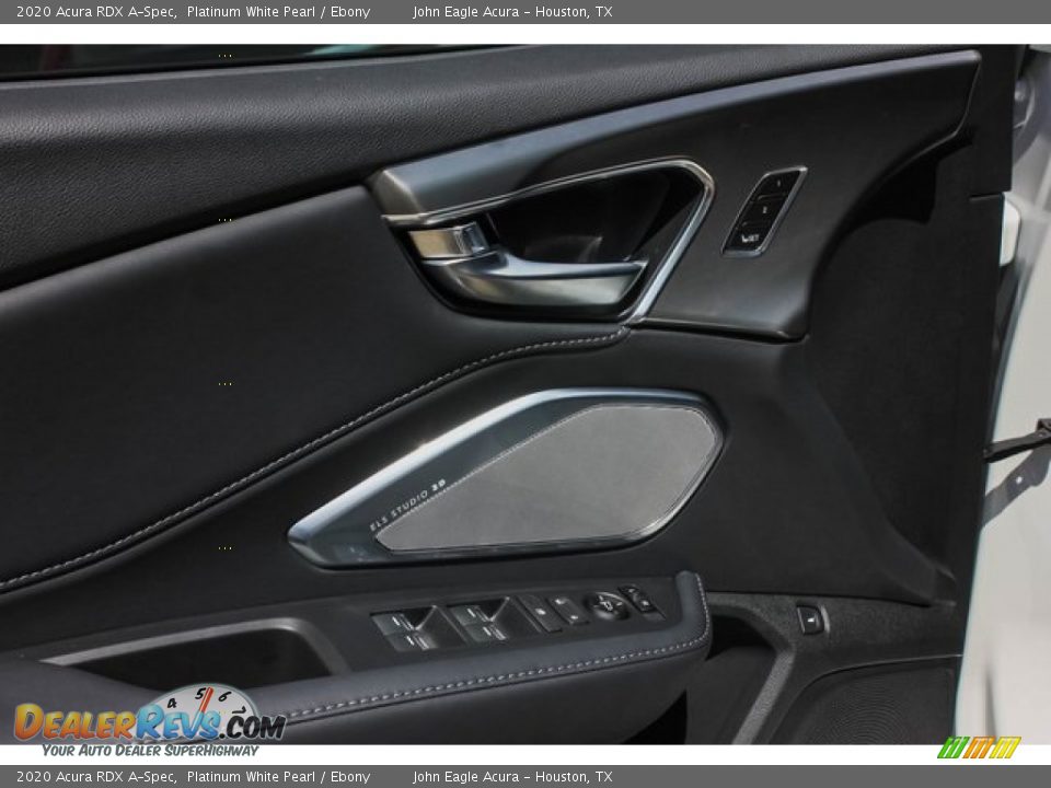 2020 Acura RDX A-Spec Platinum White Pearl / Ebony Photo #12