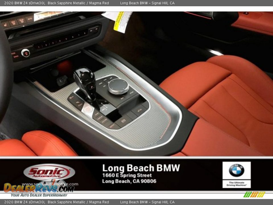 2020 BMW Z4 sDrive30i Black Sapphire Metallic / Magma Red Photo #6