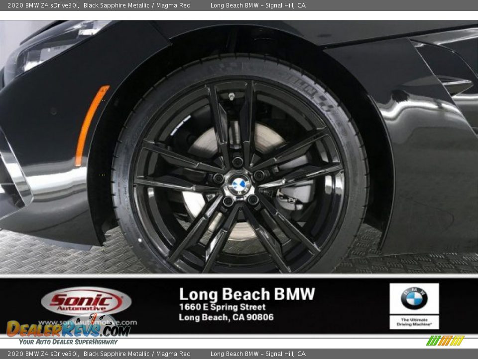 2020 BMW Z4 sDrive30i Black Sapphire Metallic / Magma Red Photo #9