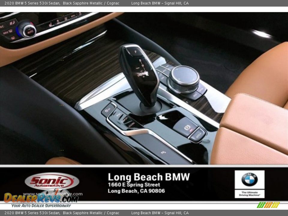 2020 BMW 5 Series 530i Sedan Black Sapphire Metallic / Cognac Photo #6