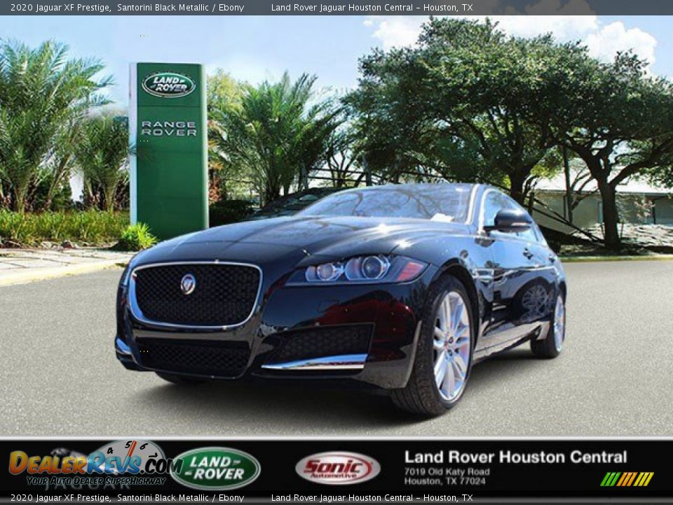 2020 Jaguar XF Prestige Santorini Black Metallic / Ebony Photo #1