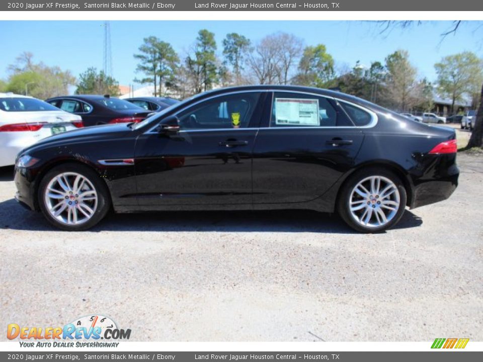 2020 Jaguar XF Prestige Santorini Black Metallic / Ebony Photo #6
