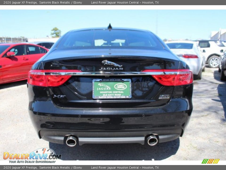 2020 Jaguar XF Prestige Santorini Black Metallic / Ebony Photo #7