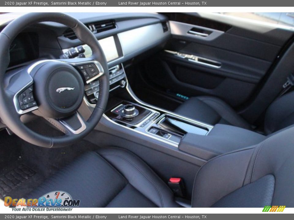 2020 Jaguar XF Prestige Santorini Black Metallic / Ebony Photo #12
