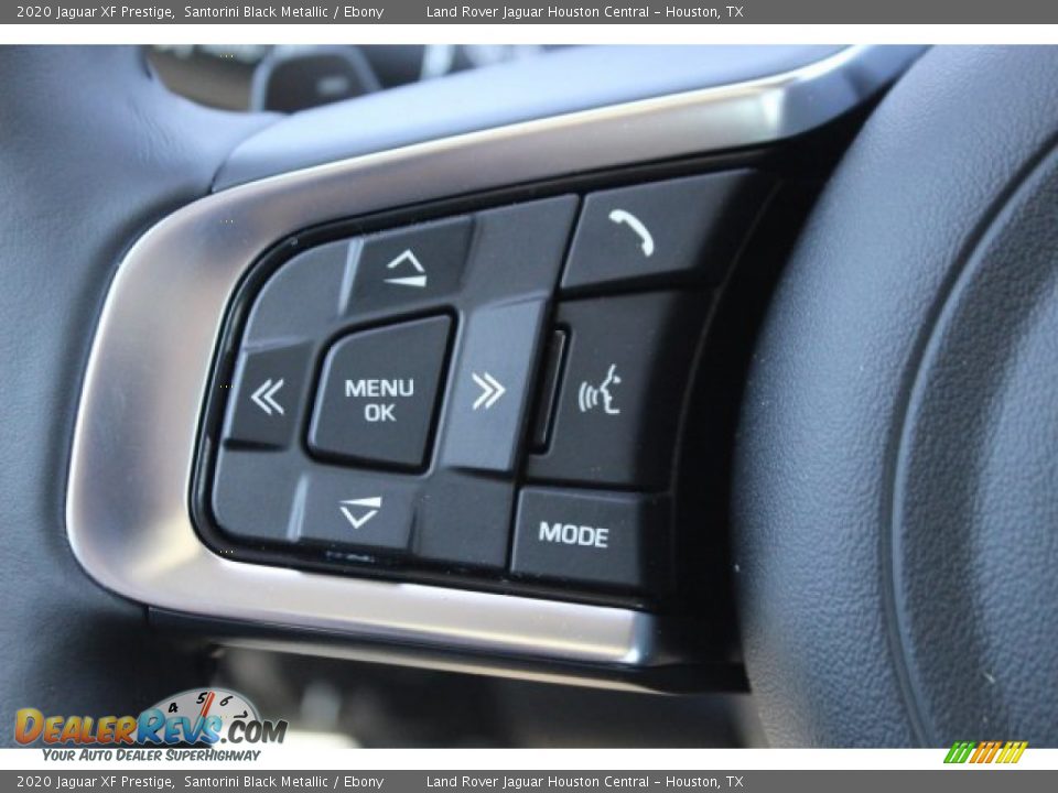 2020 Jaguar XF Prestige Santorini Black Metallic / Ebony Photo #21