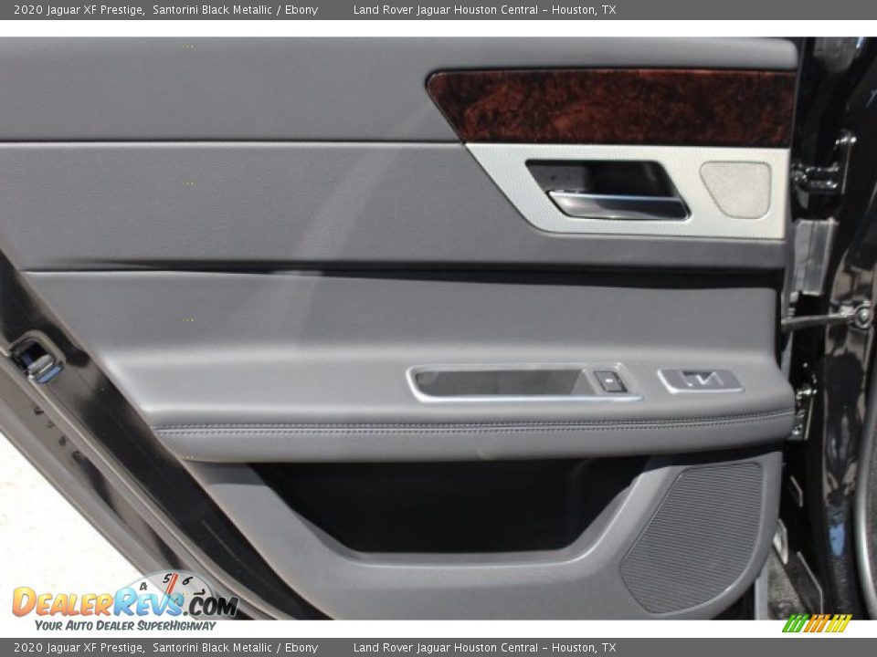2020 Jaguar XF Prestige Santorini Black Metallic / Ebony Photo #25