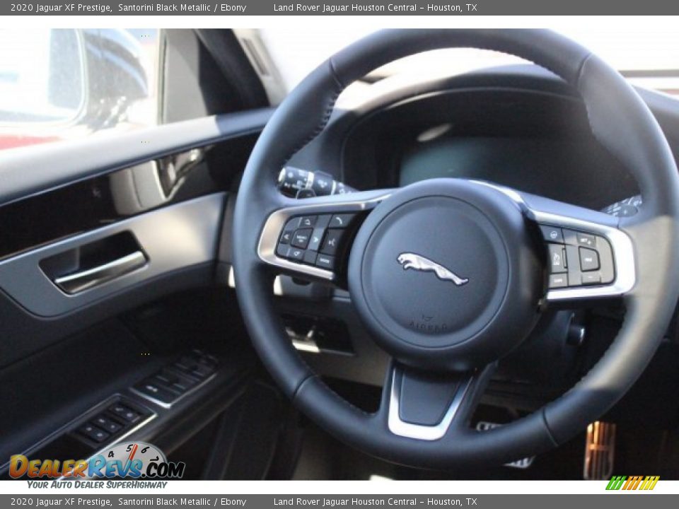 2020 Jaguar XF Prestige Santorini Black Metallic / Ebony Photo #28
