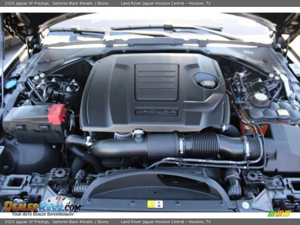 2020 Jaguar XF Prestige Santorini Black Metallic / Ebony Photo #30