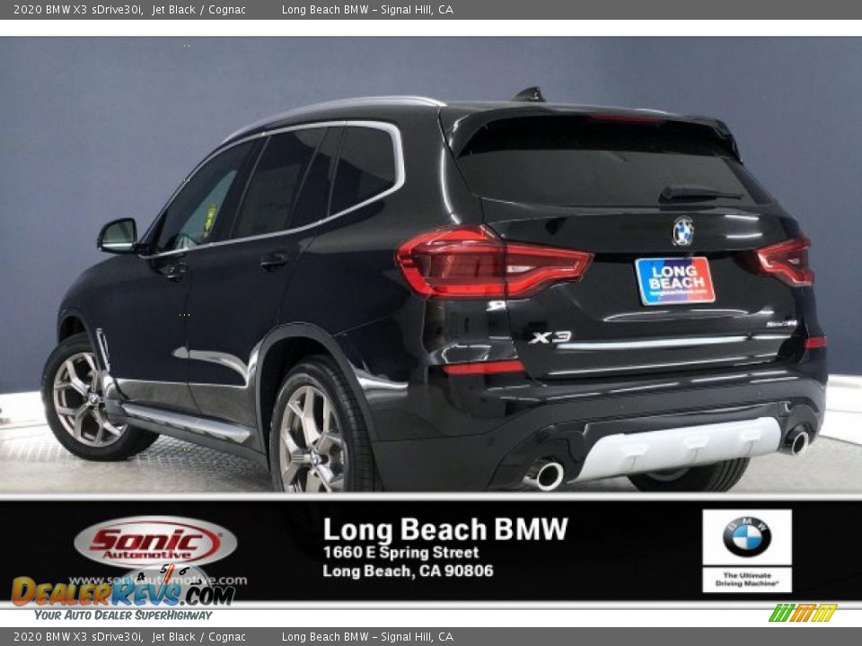 2020 BMW X3 sDrive30i Jet Black / Cognac Photo #2