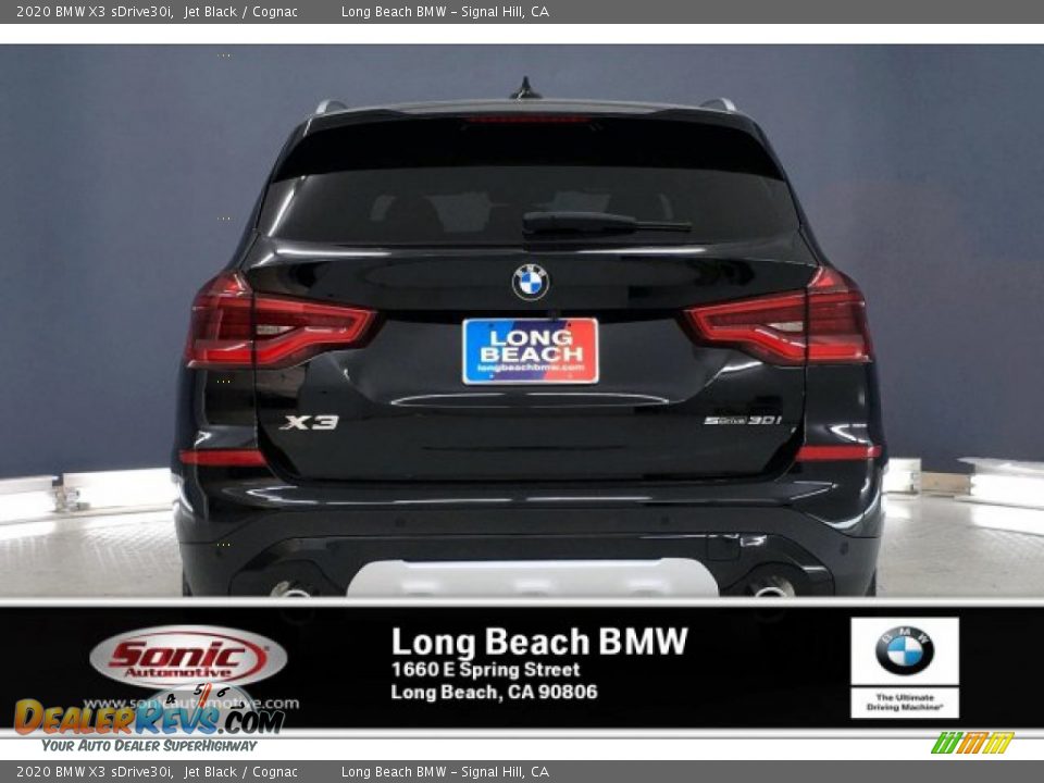 2020 BMW X3 sDrive30i Jet Black / Cognac Photo #3