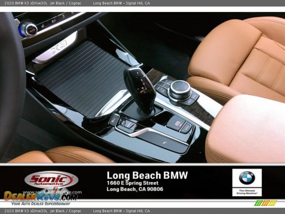 2020 BMW X3 sDrive30i Jet Black / Cognac Photo #6