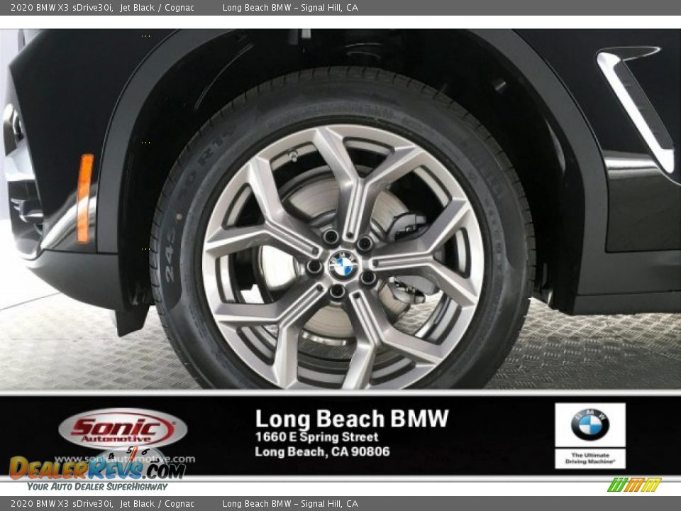 2020 BMW X3 sDrive30i Jet Black / Cognac Photo #9