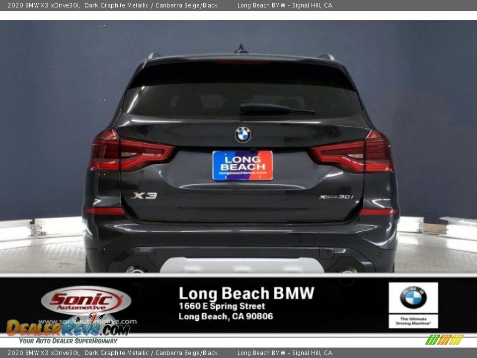 2020 BMW X3 xDrive30i Dark Graphite Metallic / Canberra Beige/Black Photo #3