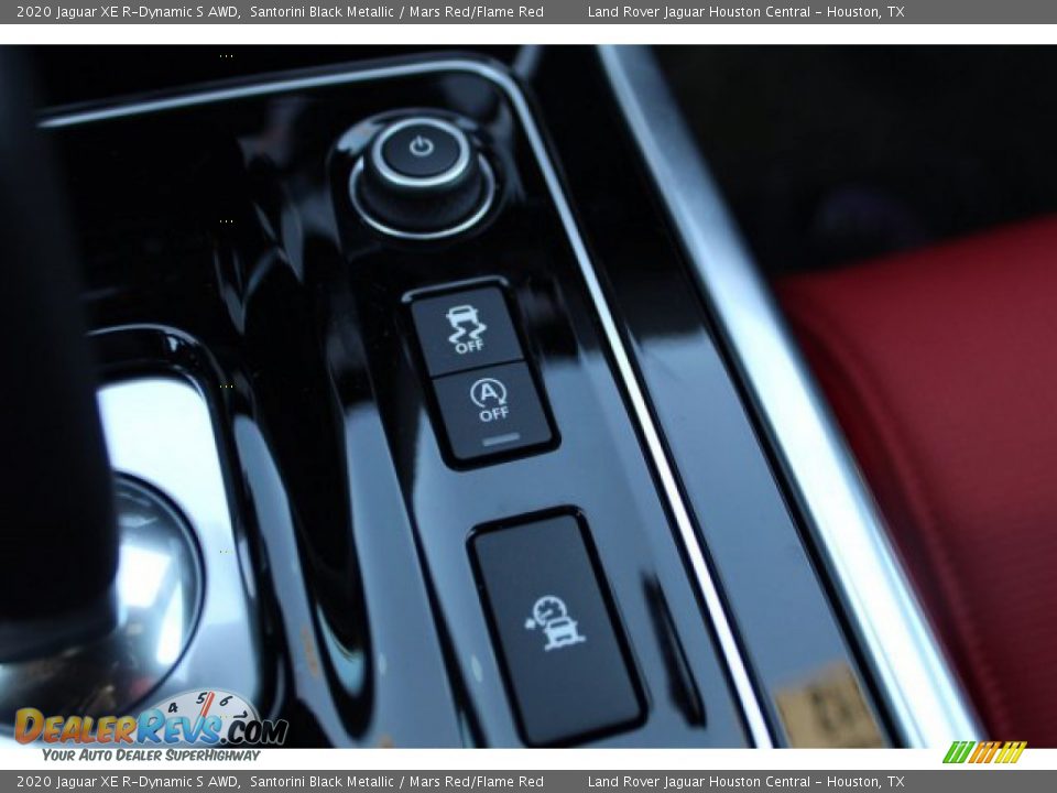 2020 Jaguar XE R-Dynamic S AWD Santorini Black Metallic / Mars Red/Flame Red Photo #17