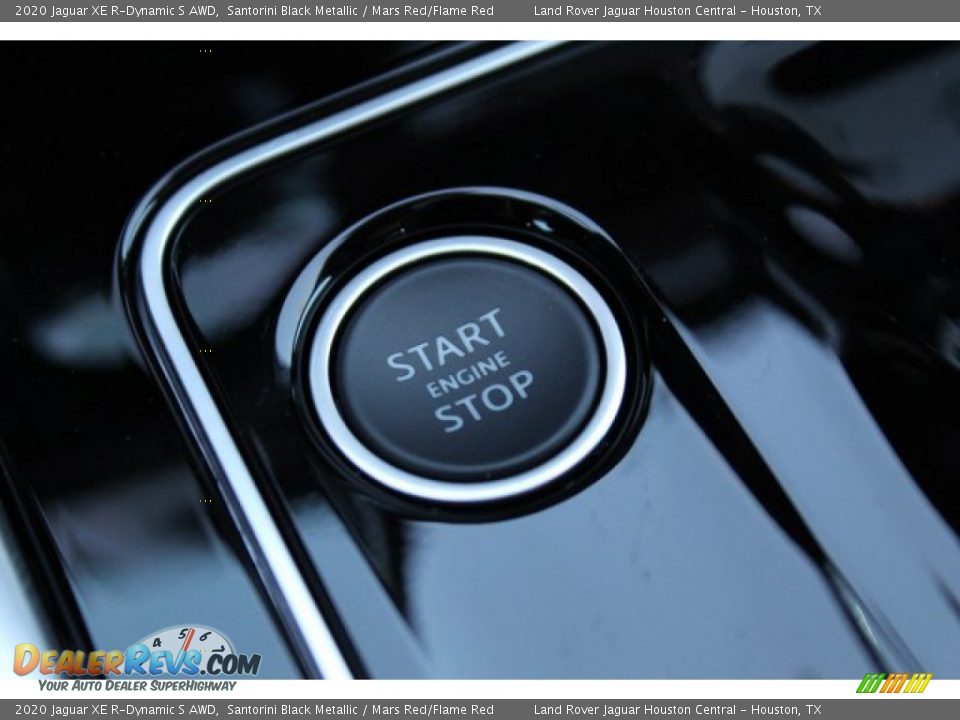2020 Jaguar XE R-Dynamic S AWD Santorini Black Metallic / Mars Red/Flame Red Photo #19