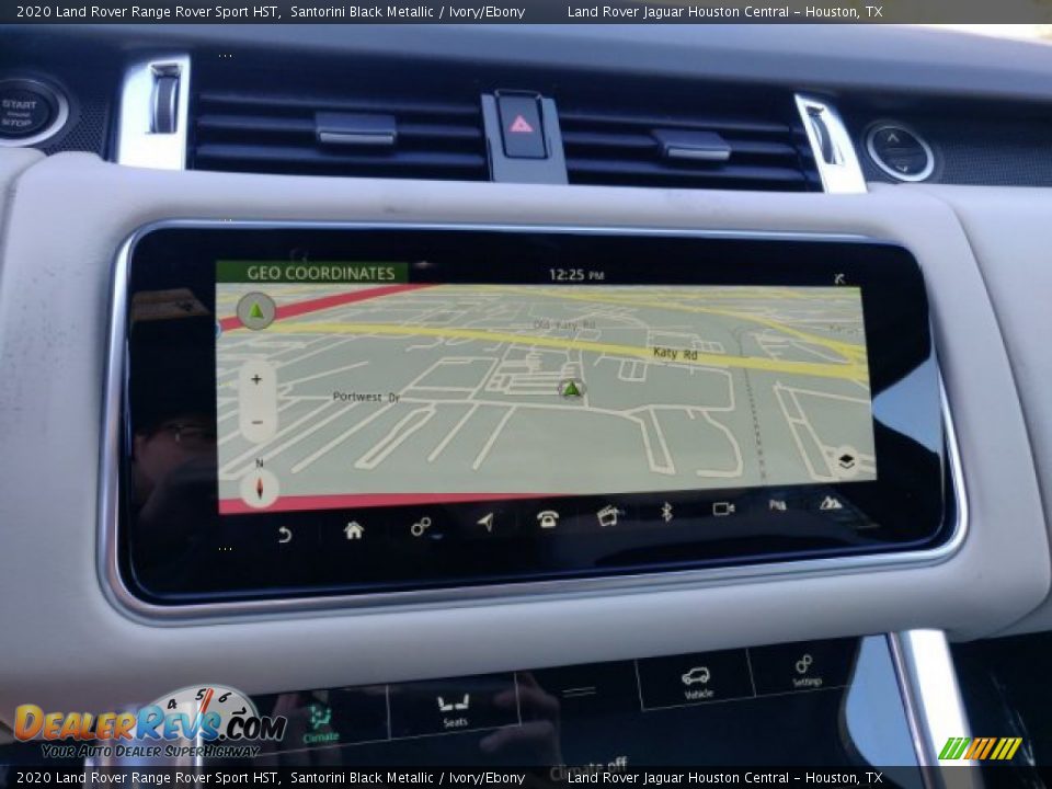 2020 Land Rover Range Rover Sport HST Santorini Black Metallic / Ivory/Ebony Photo #12