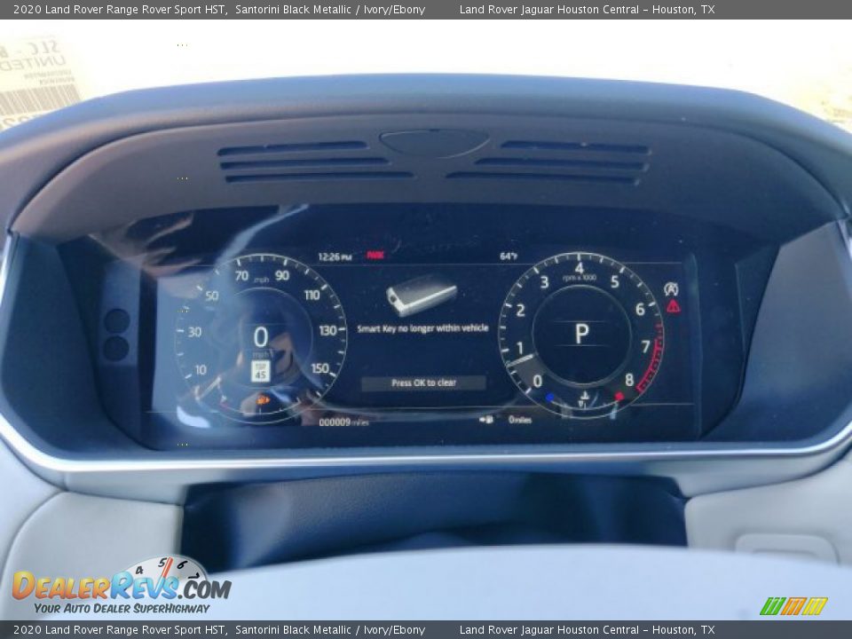 2020 Land Rover Range Rover Sport HST Santorini Black Metallic / Ivory/Ebony Photo #20