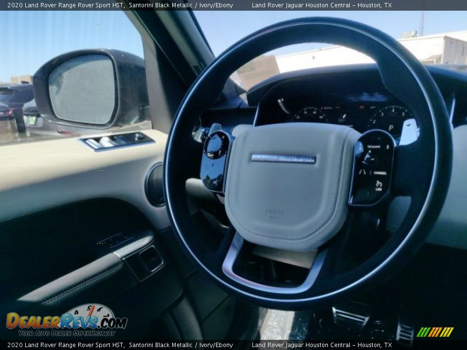 2020 Land Rover Range Rover Sport HST Santorini Black Metallic / Ivory/Ebony Photo #25