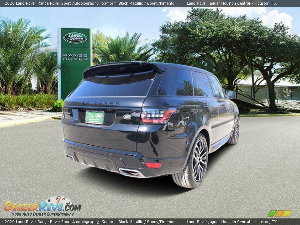 2020 Land Rover Range Rover Sport Autobiography Santorini Black Metallic / Ebony/Pimento Photo #2