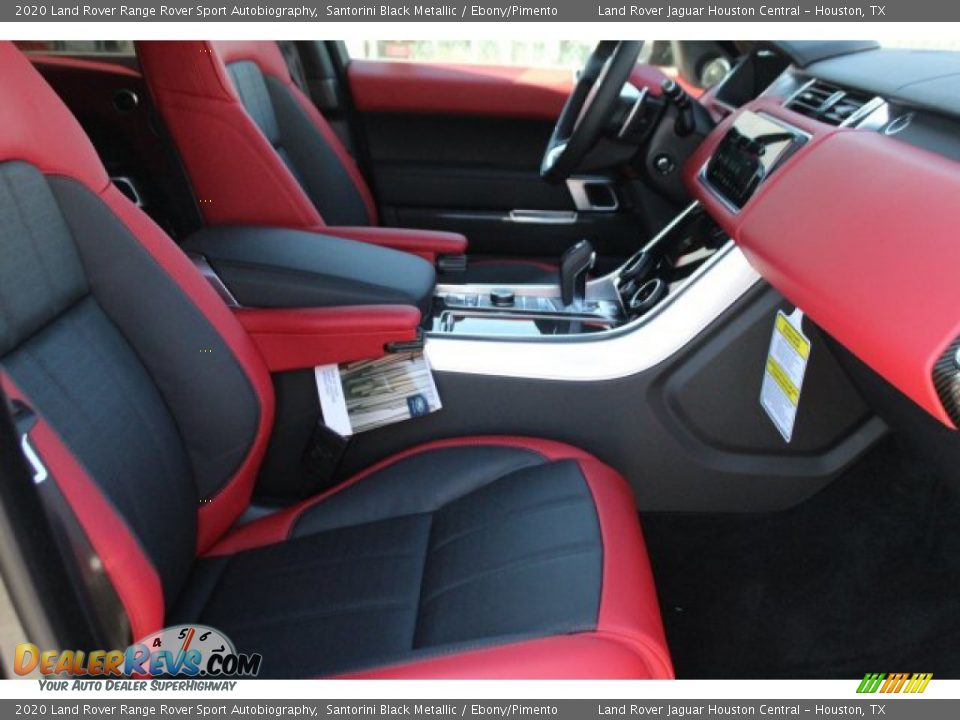 2020 Land Rover Range Rover Sport Autobiography Santorini Black Metallic / Ebony/Pimento Photo #3