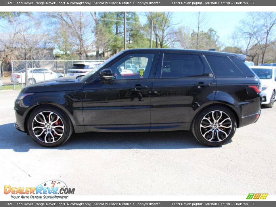2020 Land Rover Range Rover Sport Autobiography Santorini Black Metallic / Ebony/Pimento Photo #6