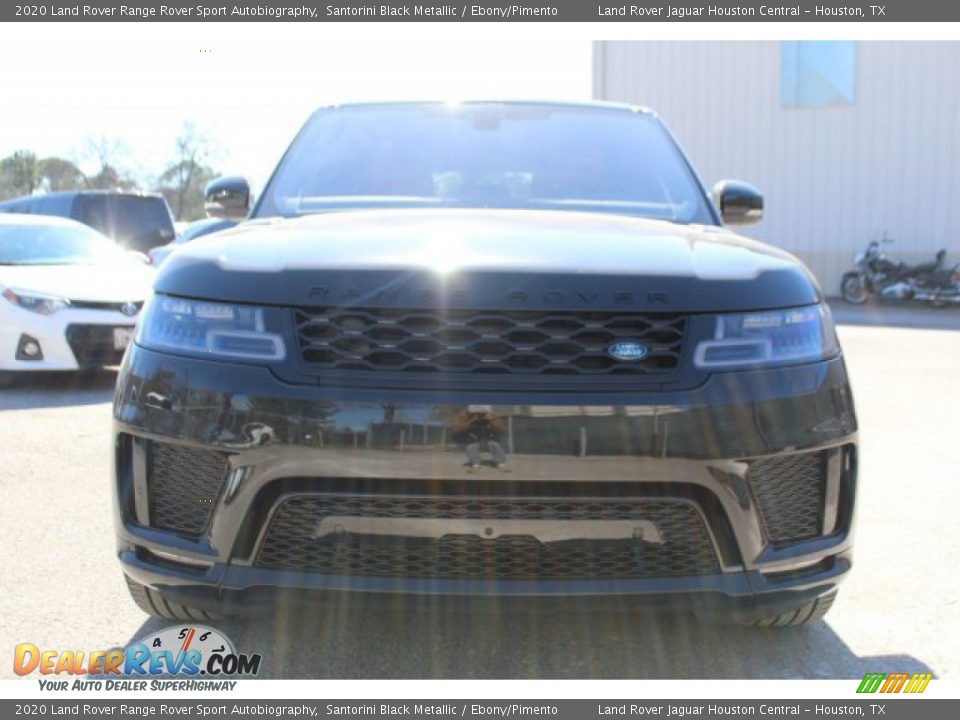 2020 Land Rover Range Rover Sport Autobiography Santorini Black Metallic / Ebony/Pimento Photo #8