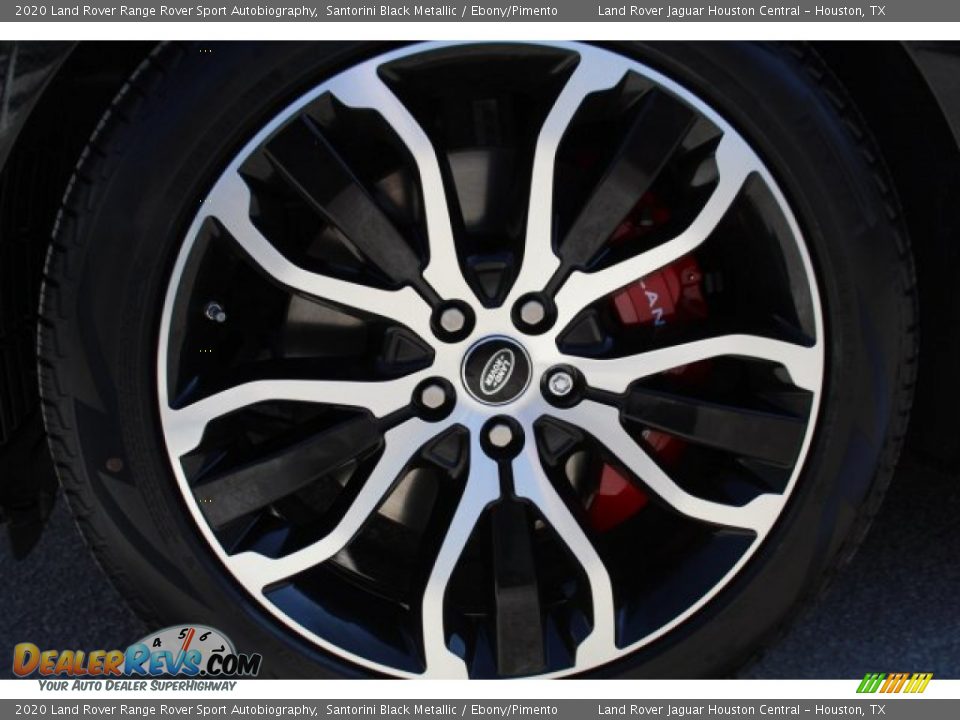 2020 Land Rover Range Rover Sport Autobiography Santorini Black Metallic / Ebony/Pimento Photo #9