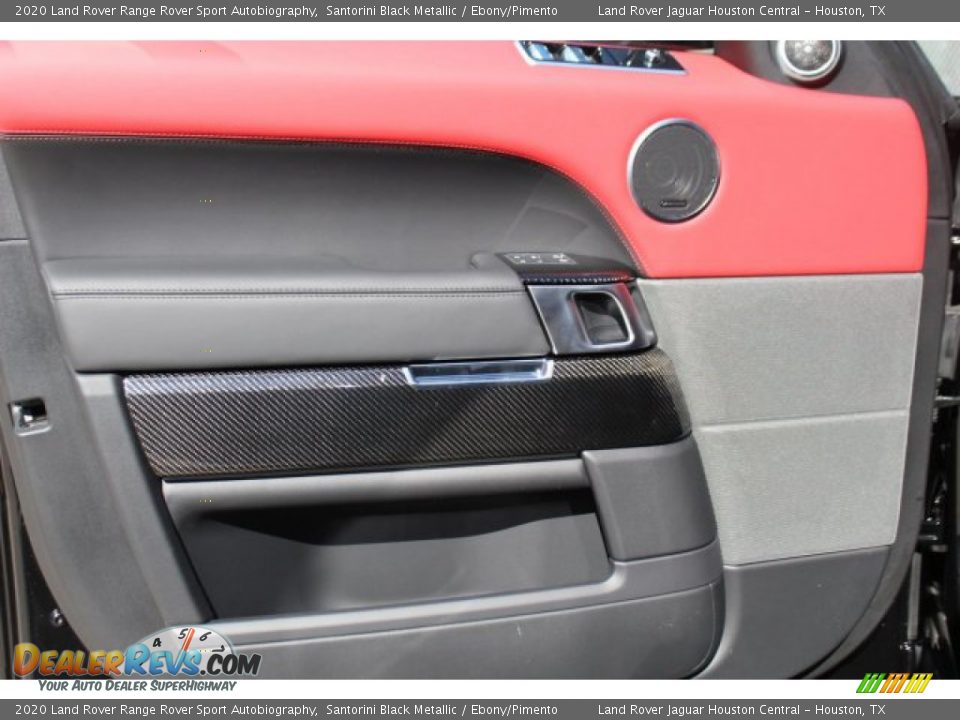 2020 Land Rover Range Rover Sport Autobiography Santorini Black Metallic / Ebony/Pimento Photo #10