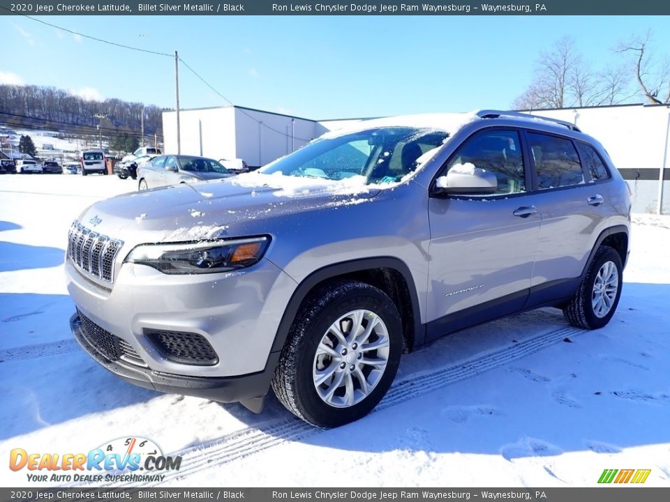 2020 Jeep Cherokee Latitude Billet Silver Metallic / Black Photo #1