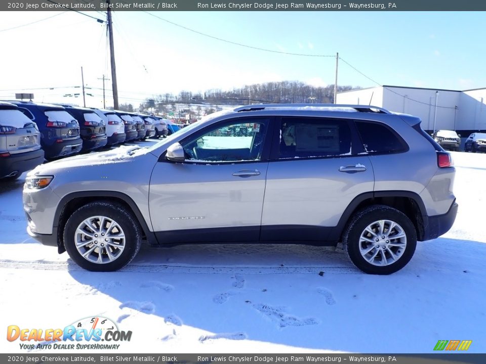 2020 Jeep Cherokee Latitude Billet Silver Metallic / Black Photo #2