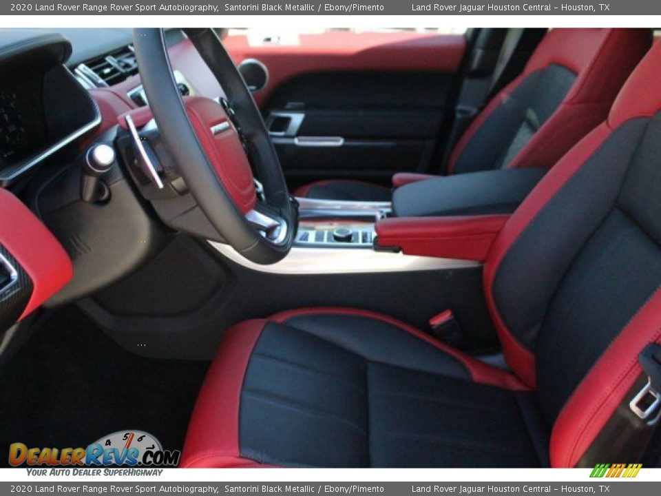 2020 Land Rover Range Rover Sport Autobiography Santorini Black Metallic / Ebony/Pimento Photo #13