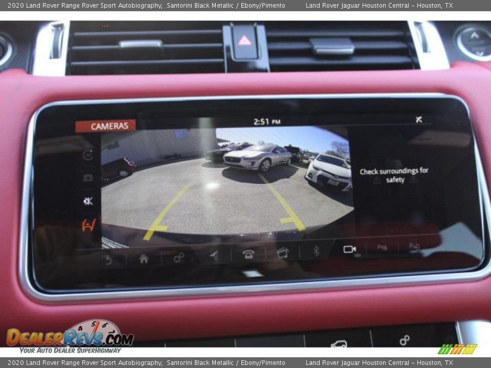 2020 Land Rover Range Rover Sport Autobiography Santorini Black Metallic / Ebony/Pimento Photo #15