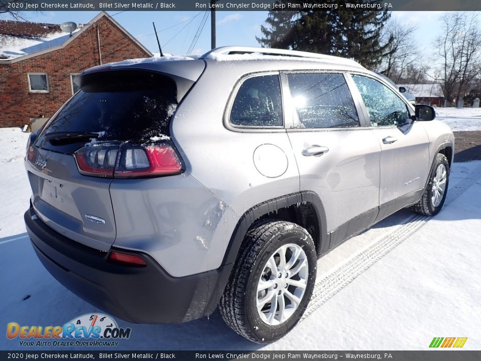 2020 Jeep Cherokee Latitude Billet Silver Metallic / Black Photo #5