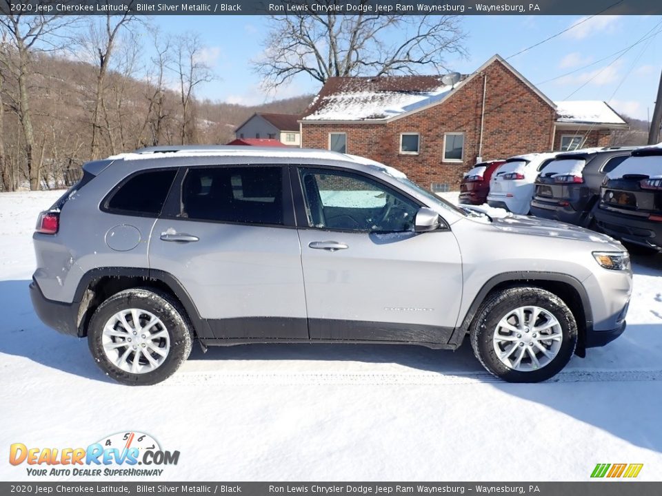 2020 Jeep Cherokee Latitude Billet Silver Metallic / Black Photo #6