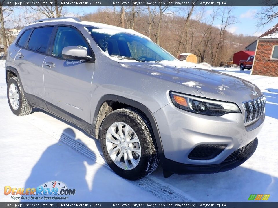 2020 Jeep Cherokee Latitude Billet Silver Metallic / Black Photo #7