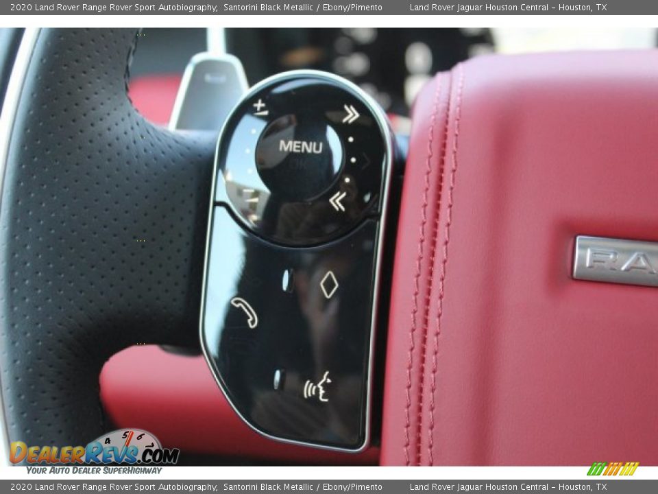 2020 Land Rover Range Rover Sport Autobiography Santorini Black Metallic / Ebony/Pimento Photo #20