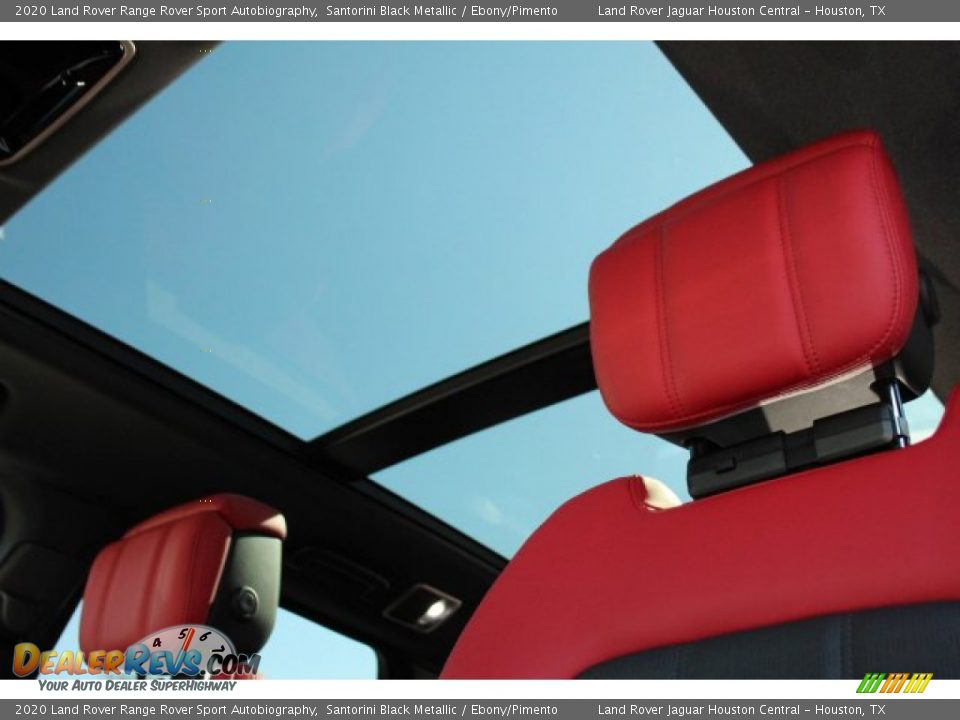 2020 Land Rover Range Rover Sport Autobiography Santorini Black Metallic / Ebony/Pimento Photo #23