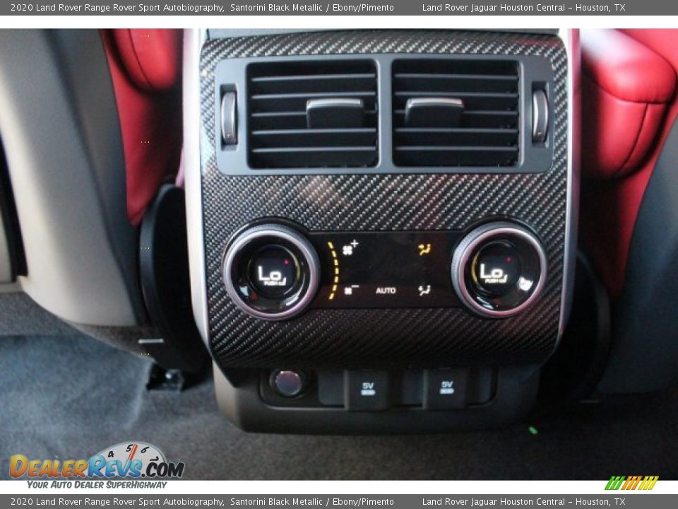 2020 Land Rover Range Rover Sport Autobiography Santorini Black Metallic / Ebony/Pimento Photo #26
