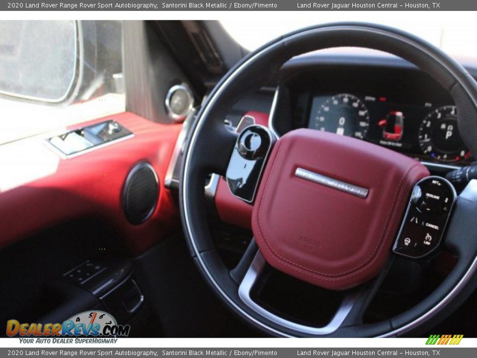 2020 Land Rover Range Rover Sport Autobiography Santorini Black Metallic / Ebony/Pimento Photo #27