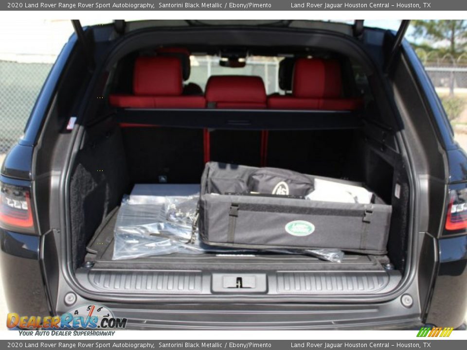 2020 Land Rover Range Rover Sport Autobiography Santorini Black Metallic / Ebony/Pimento Photo #28