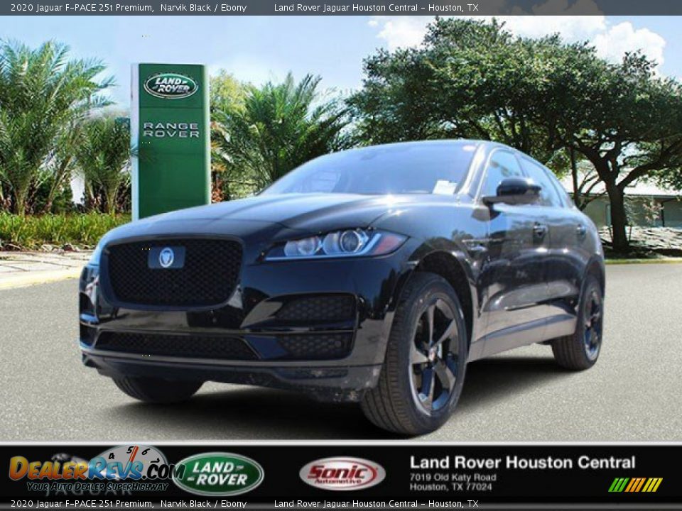 2020 Jaguar F-PACE 25t Premium Narvik Black / Ebony Photo #1