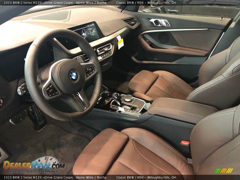 Mocha Interior - 2020 BMW 2 Series M235i xDrive Grand Coupe Photo #3