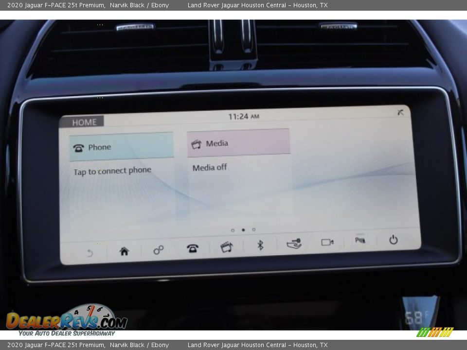 2020 Jaguar F-PACE 25t Premium Narvik Black / Ebony Photo #14