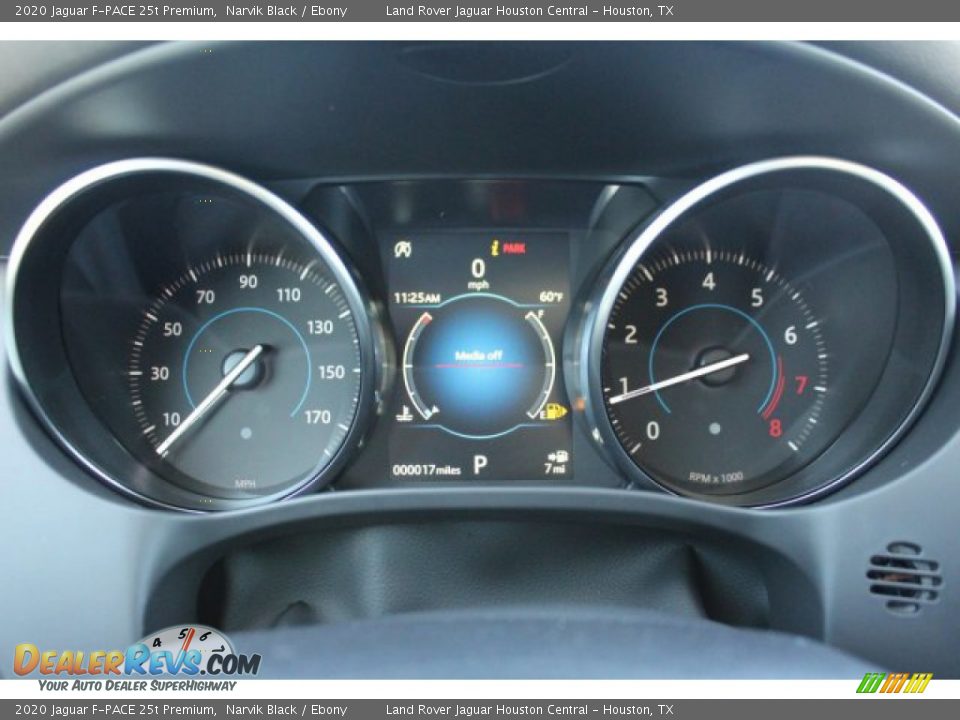 2020 Jaguar F-PACE 25t Premium Narvik Black / Ebony Photo #22